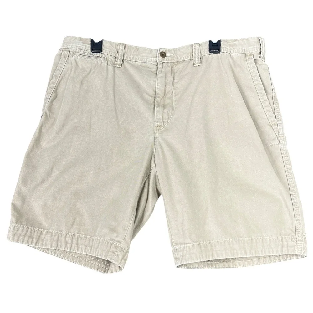 Polo‎ Ralph Lauren Relaxed Fit Khaki Chino Shorts Men 36 Casual Cotton Classic